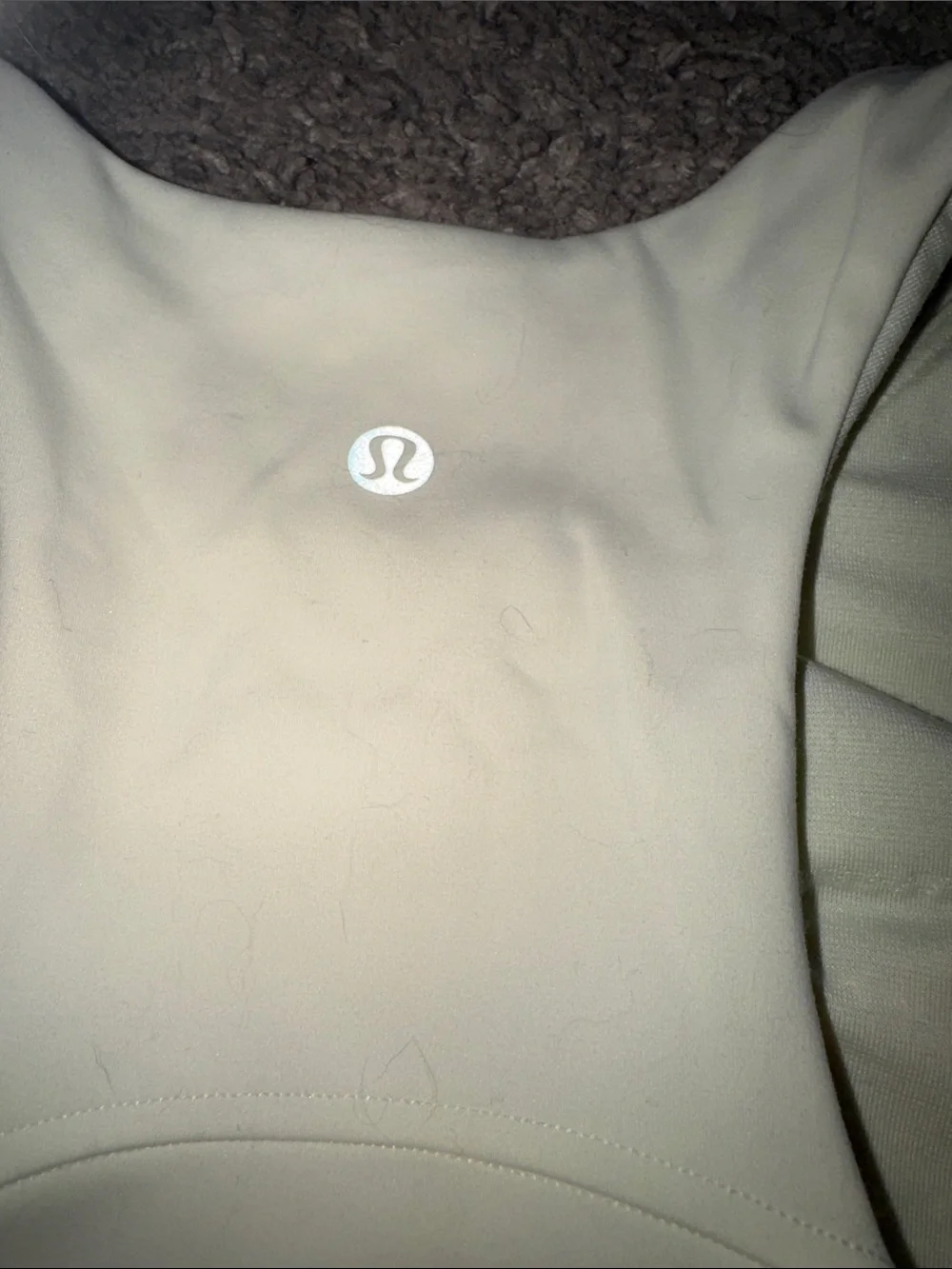 lululemon athletica White High-Neck Crop Tank